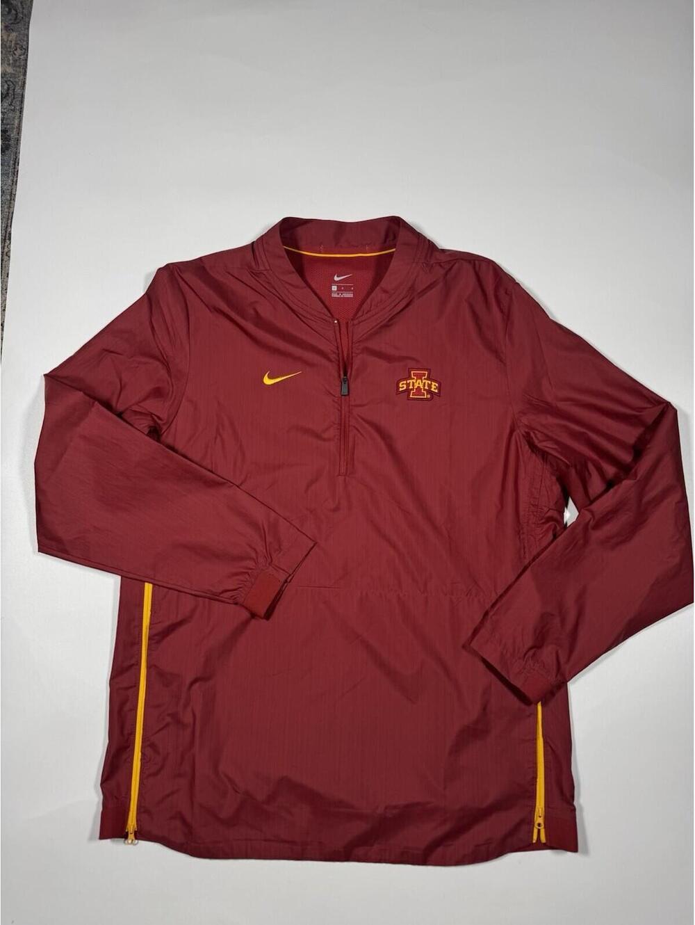 Nike Iowa State Cyclones Quarter Zip Windbreaker Jacket Men’s Large